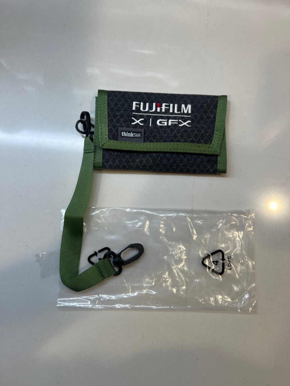 Fujifilm Black and Green Camera Accessory Pouch with Strap NWT - Picture 2 of 6